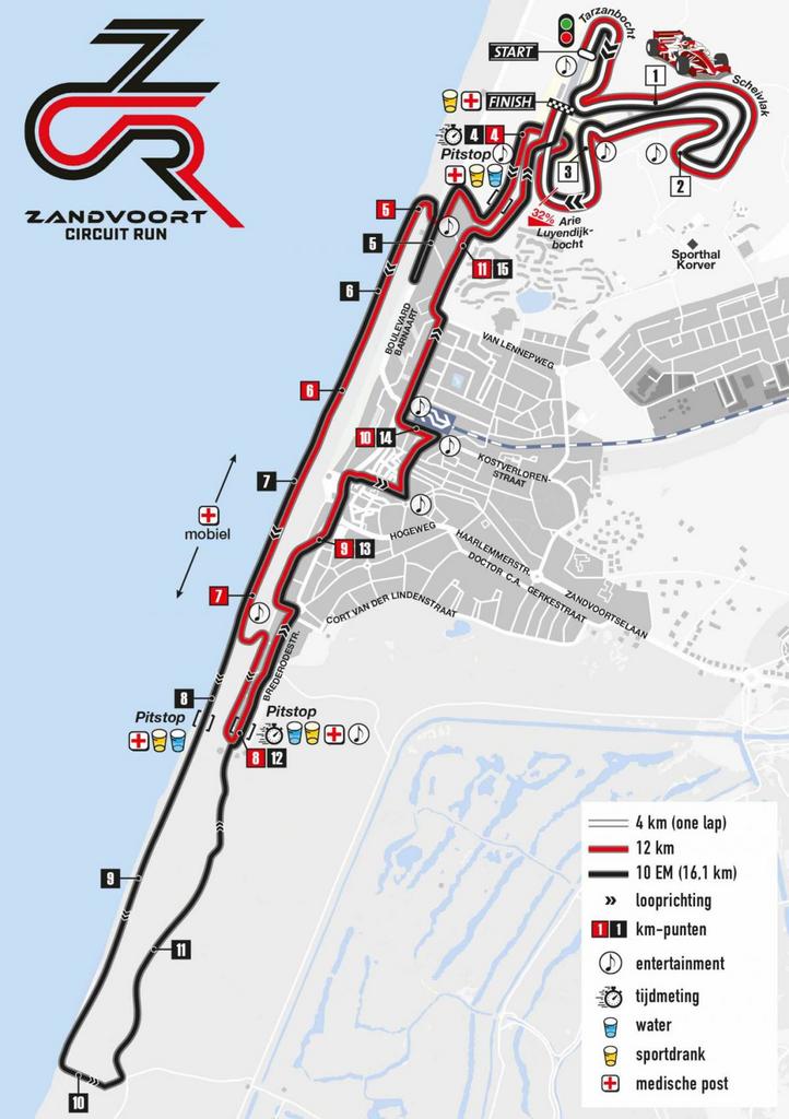 GEZOCHT 2 tickets voor zandvoort circuit run 12km, Twee personen