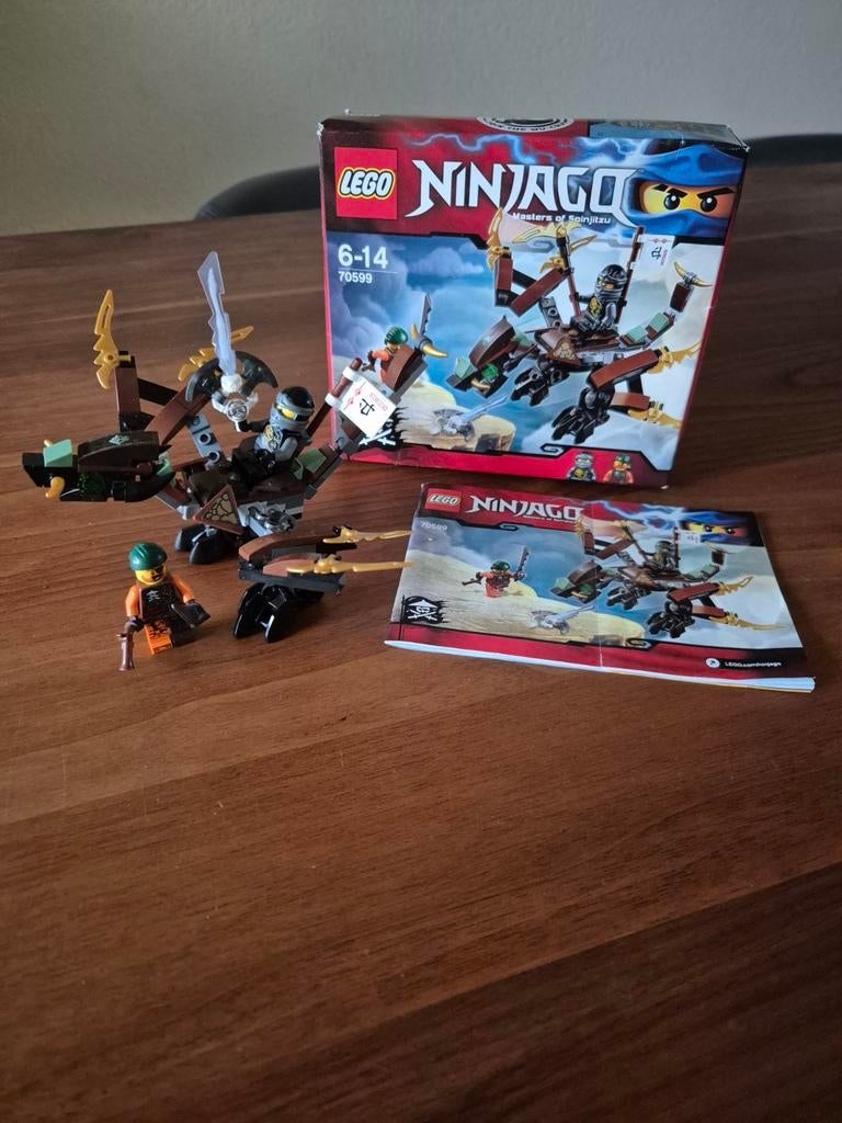 Lego Ninjago 70599 Masters of Spinjitzu Cole's draak, Ophalen of Verzenden, Gebruikt, Complete set, Lego