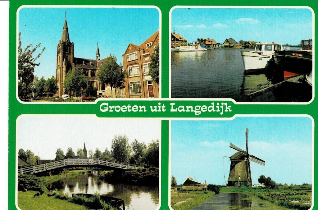 Langedijk, Ophalen of Verzenden, Ongelopen, Noord-Holland