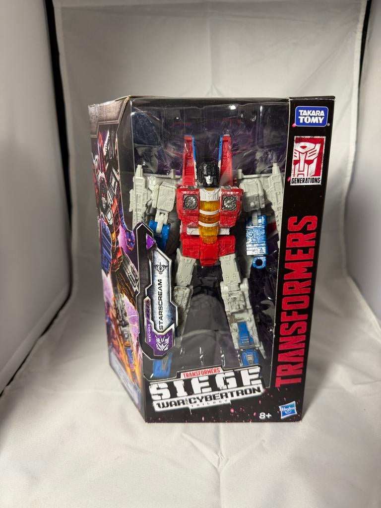 Transformers Siege Starscream, Verzamelen, Transformers, G1, Ophalen of Verzenden, Zo goed als nieuw, Decepticons