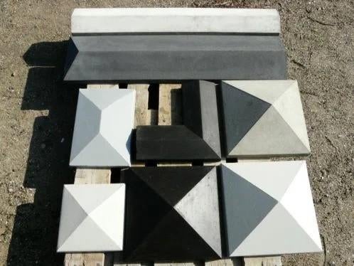 Betonhoedjes. muurpetten, kolomafdekkers en penantafdekkers, Ophalen of Verzenden, Beton, Minder dan 25 cm, Nieuw