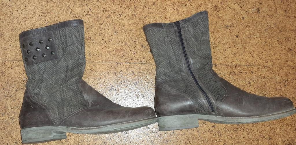 DUREA bruine lage laarzen SCHOENEN met rits maat 8.5 42, Durea, Bruin, Lage of Enkellaarzen, Ophalen of Verzenden