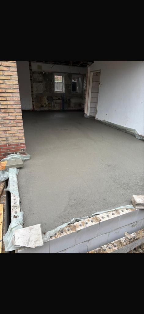 Schuimbeton, isolatievloer, renovatie, Overige materialen, 12 cm of meer, Nieuw, Ophalen of Verzenden