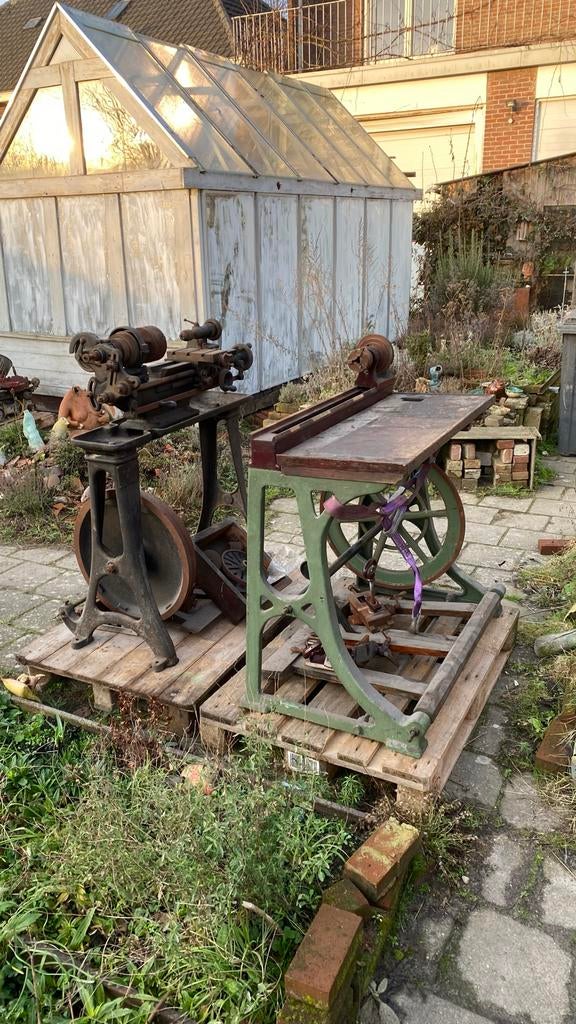 Antieke Draaibanken - Vroege 20e Eeuw - Industrieel Erfgoed, Ophalen