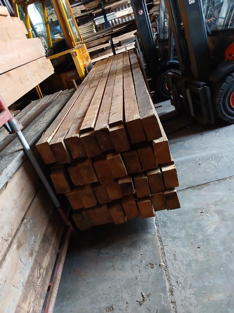 Houten balkens, Doe-het-zelf en Verbouw, Hout en Planken, Ophalen, 50 mm of meer, Balk, Minder dan 200 cm