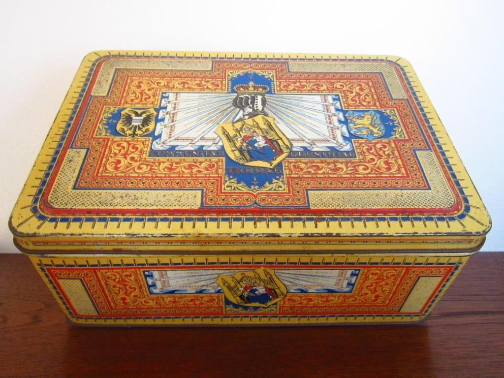 Bewaarblik Franciscus Lieftinck, Verzamelen, Blikken, Ophalen of Verzenden, Gebruikt, Overige