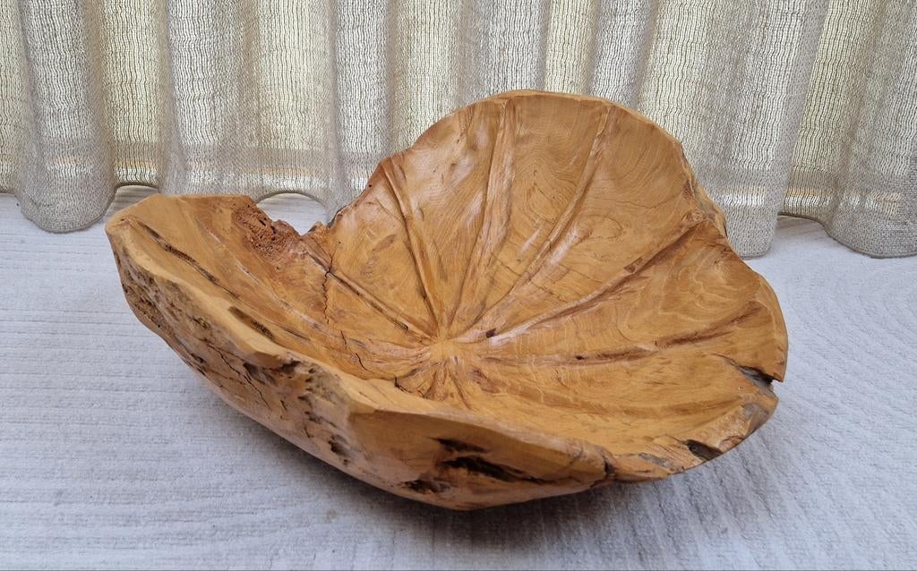 grote houten schaal van PTMD, Ophalen, Rond, Hout