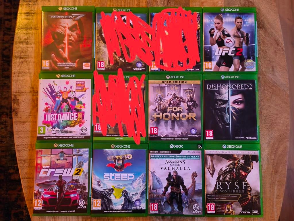 Diverse xbox one en xbox series x games, 1 speler, Ophalen of Verzenden, Zo goed als nieuw, Vanaf 3 jaar