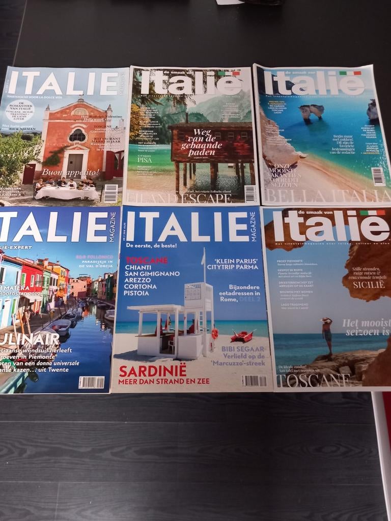 Italië Magazine Collectie,de smaak en hartstocht voor Italië, Boeken, Tijdschriften en Kranten, Ophalen of Verzenden, Zo goed als nieuw