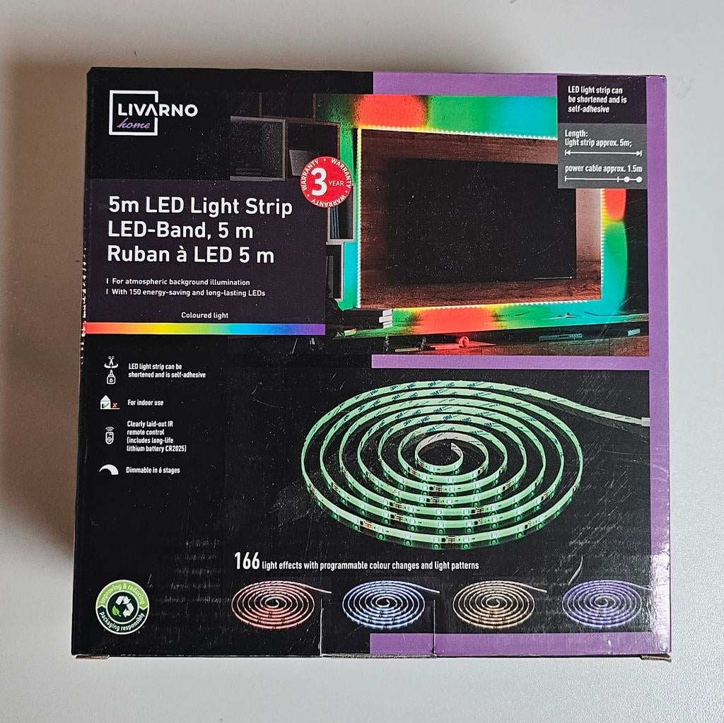 5m LED Strip - Nieuw in doos!, Ophalen of Verzenden, Nieuw, Luchtkoeling