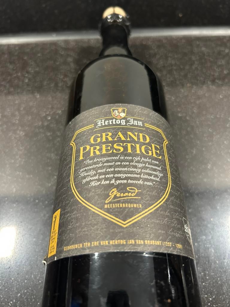 Hertog Jan Grand prestige 2018 kelder gerijpt, Ophalen of Verzenden, Zo goed als nieuw, Flesje(s), Hertog Jan
