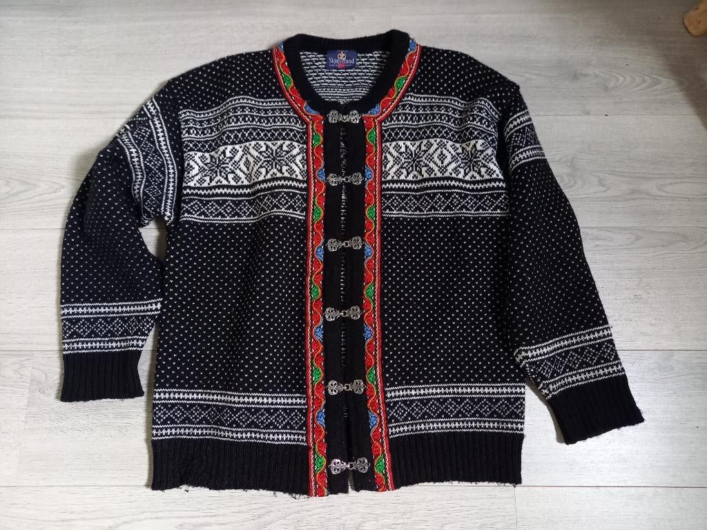 Noors Wollen Vest (Maat XL) Skaeveland, Kleding | Dames, Truien en Vesten, Ophalen of Verzenden, Gedragen, Maat 46/48 (XL) of groter