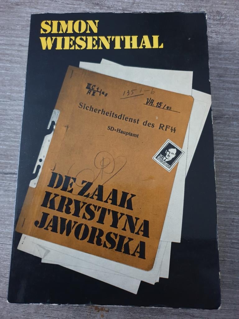 De Zaak Krystyna Jaworska - Simon Wiesenthal, Ophalen of Verzenden, Gelezen, Simon Wiesenthal