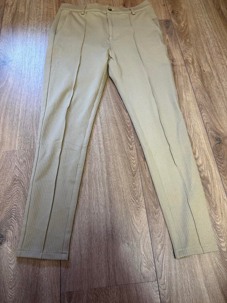 Icon Amsterdam Rib Broek - Maat M, Ophalen of Verzenden, Gedragen, Maat 48/50 (M), Beige