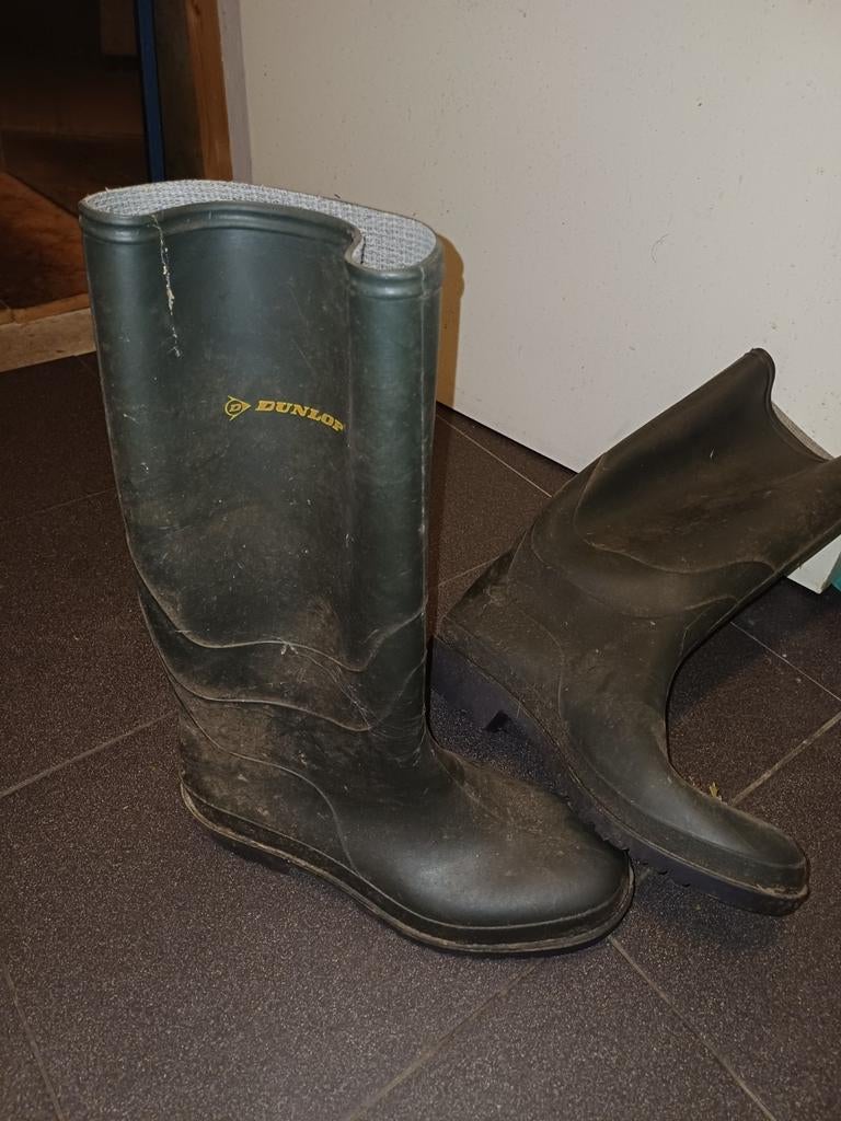 Dunlop Regenlaarzen Maat 44, Ophalen of Verzenden, Gedragen, Dunlop, Regenlaarzen