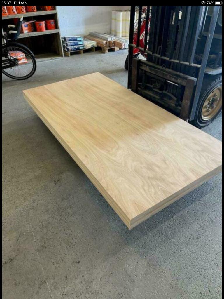 Hardwood deurplaat 40mm platen bureau plaat 40 mm exterieur, Multiplex, Nieuw, Houthandel Bullinga, 6702 PC