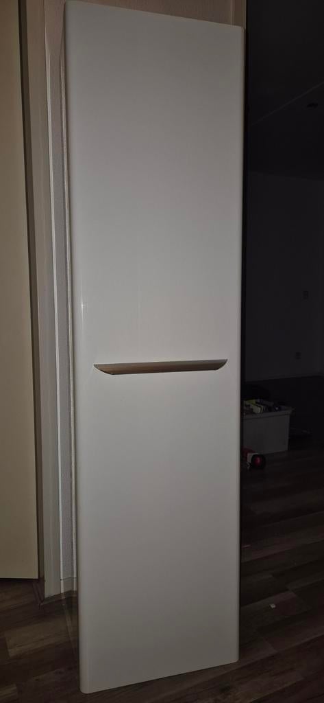 Wit glans badkamermeubel, Ophalen, Minder dan 50 cm, Zo goed als nieuw, Minder dan 25 cm
