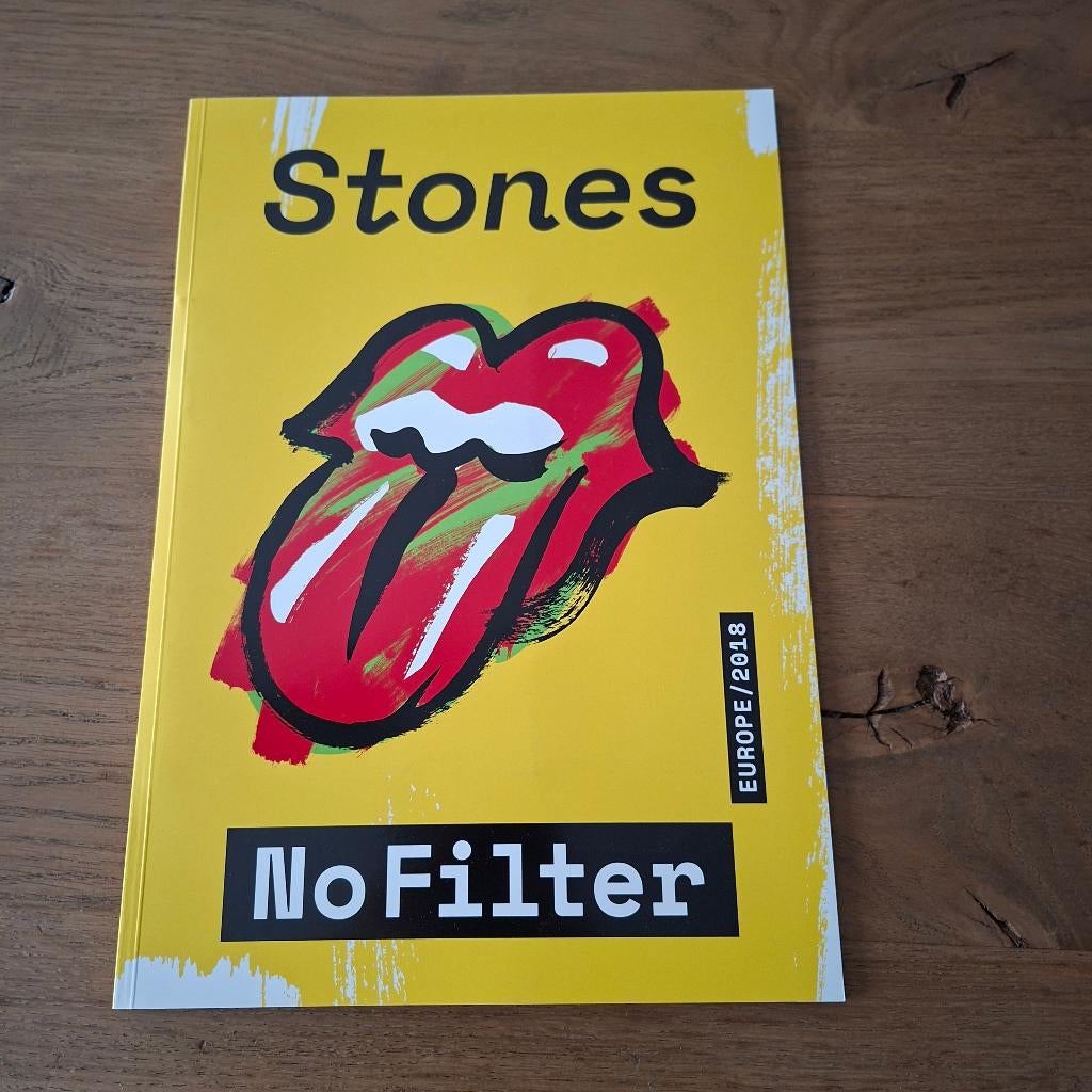 Rolling Stones No Filter Tourbook Tour Book Program, Verzamelen, Ophalen of Verzenden, Zo goed als nieuw, Boek, Tijdschrift of Artikel