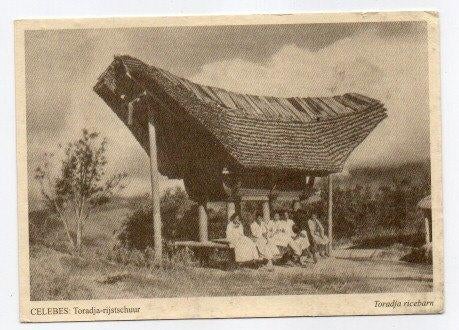 Celebes Toradja rijstschuur, Ophalen, 1980 tot heden, Ongelopen, Buiten Europa