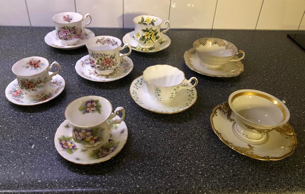 Te koop kop en schotels, Antiek en Kunst, Ophalen