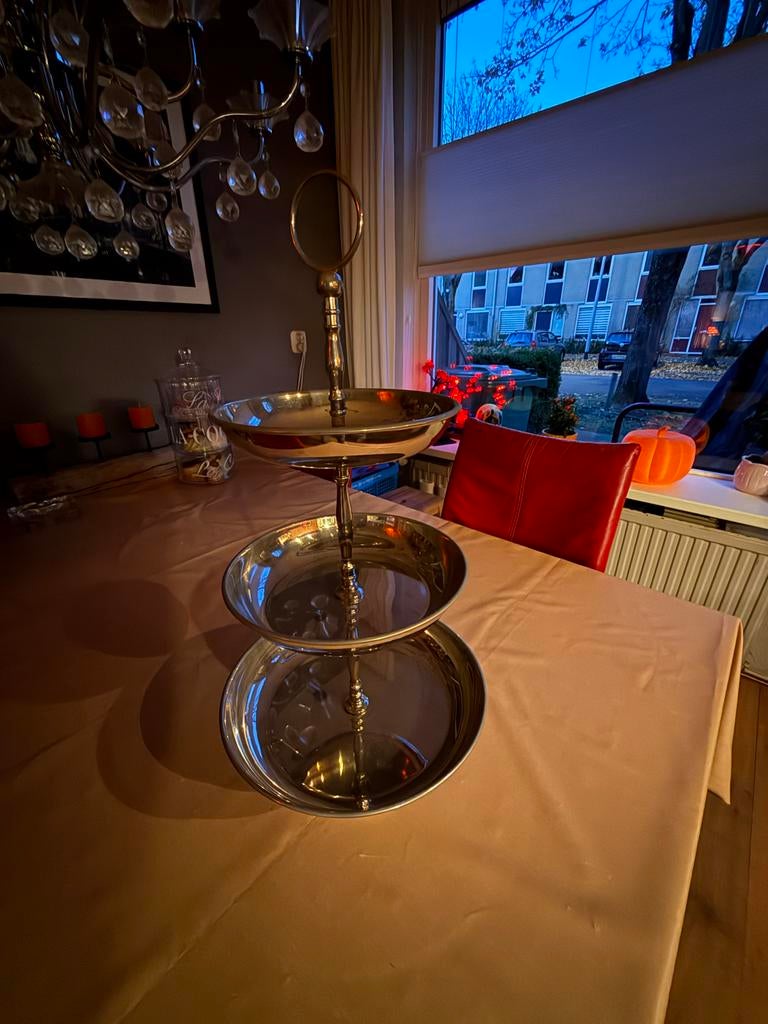 Vintage Etage Schaal, Ophalen, Gebruikt