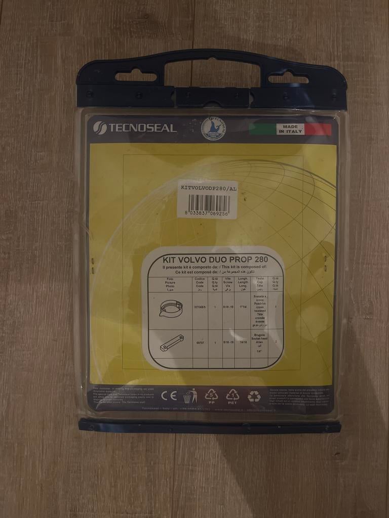 Tecnoseal Volvo Duo Prop 280 Anodes Kit - Nieuw, Ophalen of Verzenden, Nieuw, Motor en Techniek, Motorboot