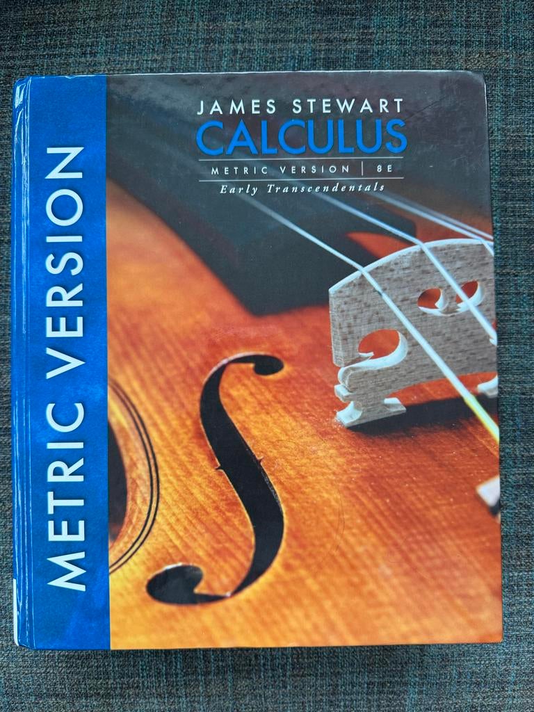 Calculus Early Transcendentals, Metric Version, 8th edition, Boeken, Studieboeken en Cursussen, Verzenden, Beta, Zo goed als nieuw
