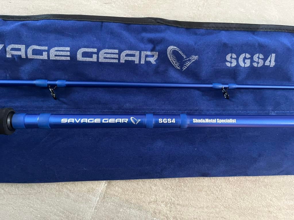 Savage gear SG4 spinhengel tot 80gr nieuw!, Ophalen of Verzenden, Zo goed als nieuw, Werphengel