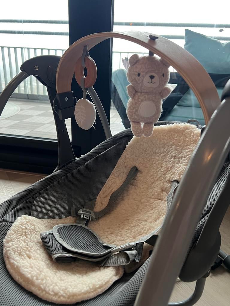 Schommelstoeltje Ingenuity Swing ’n Go Portable Swing, Schommelstoel, Verstelbaar, Zo goed als nieuw, Ophalen