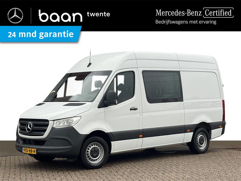 Mercedes-Benz Sprinter 315 L2H2 DC | 6-Persoons | 10"Mbux |, Automaat, Stof, Gebruikt, 4 cilinders