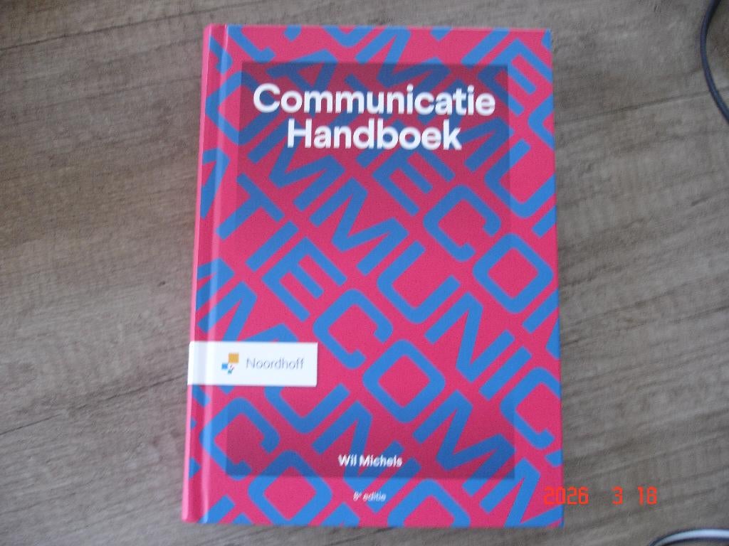 Communicatie Handboek, Boeken, Studieboeken en Cursussen, Wil Michels, Nieuw, Gamma, HBO