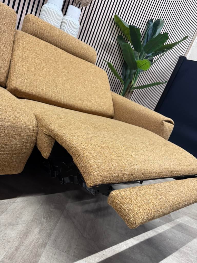 ZGAN Montel Tuscan Hoekbank - Mustard Geel - 297 x 210, -, -, Hoekbank, Ophalen of Verzenden