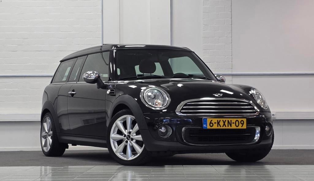 Mini Mini Clubman 1.6 One Chili Leer Navi Schuif/kanteldak A, Voorwielaandrijving, Gebruikt, 4 cilinders, 4 stoelen