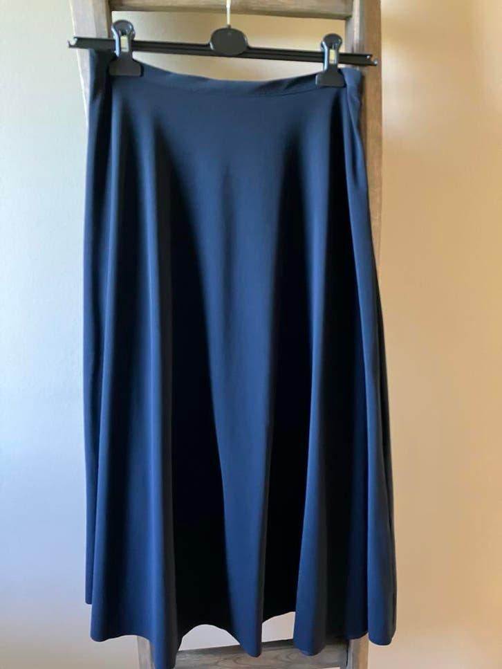 Donkerblauwe lange Lilytime rok maat 36, Blauw, Ophalen of Verzenden, Zo goed als nieuw, Maat 36 (S)