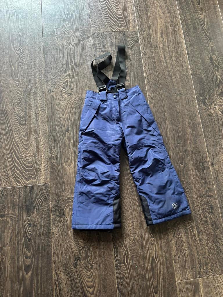 Blauwe skibroek maat 98 / 104, Sport en Fitness, Skiën en Langlaufen, Ophalen of Verzenden, Zo goed als nieuw