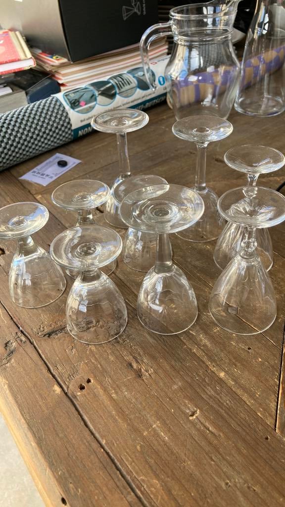 Antieke verschillende borrelglaasjes, Ophalen, Zo goed als nieuw, Borrel- of Shotglas