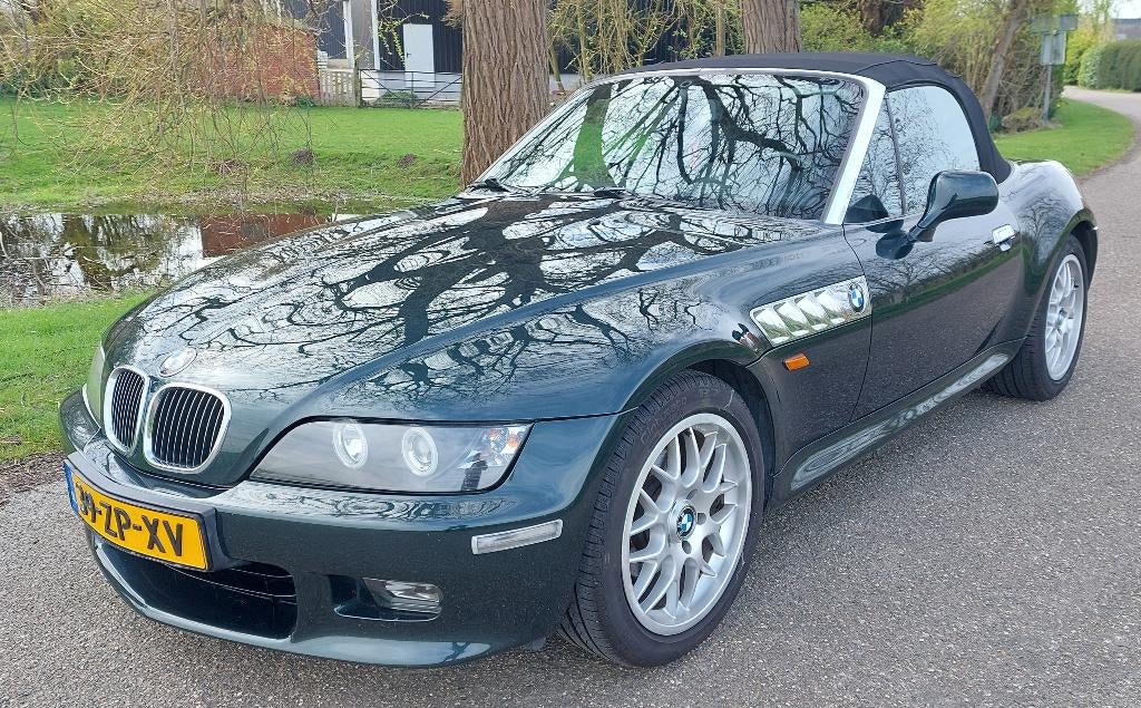 BMW Z3 2.8 Roadster 1999 Groen, M uitvoering, Achterwielaandrijving, Zwart, Cabriolet, Stoelverwarming