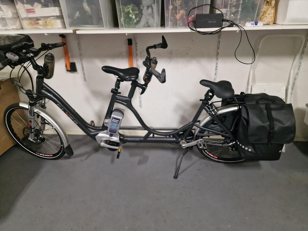 Tandam flyer nieuw staat!!, Fietsen en Brommers, Fietsen | Tandems, 55 cm of meer, Ophalen of Verzenden, Zo goed als nieuw, Meer dan 20 versnellingen