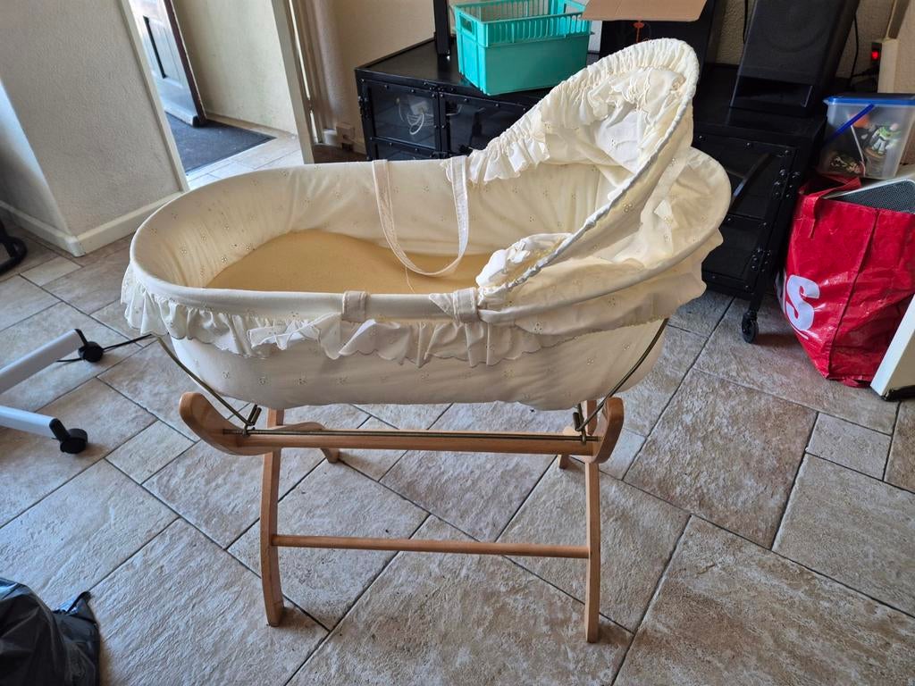 Vintage wiegje met goed onderstel, Ophalen, Gebruikt, Wieg