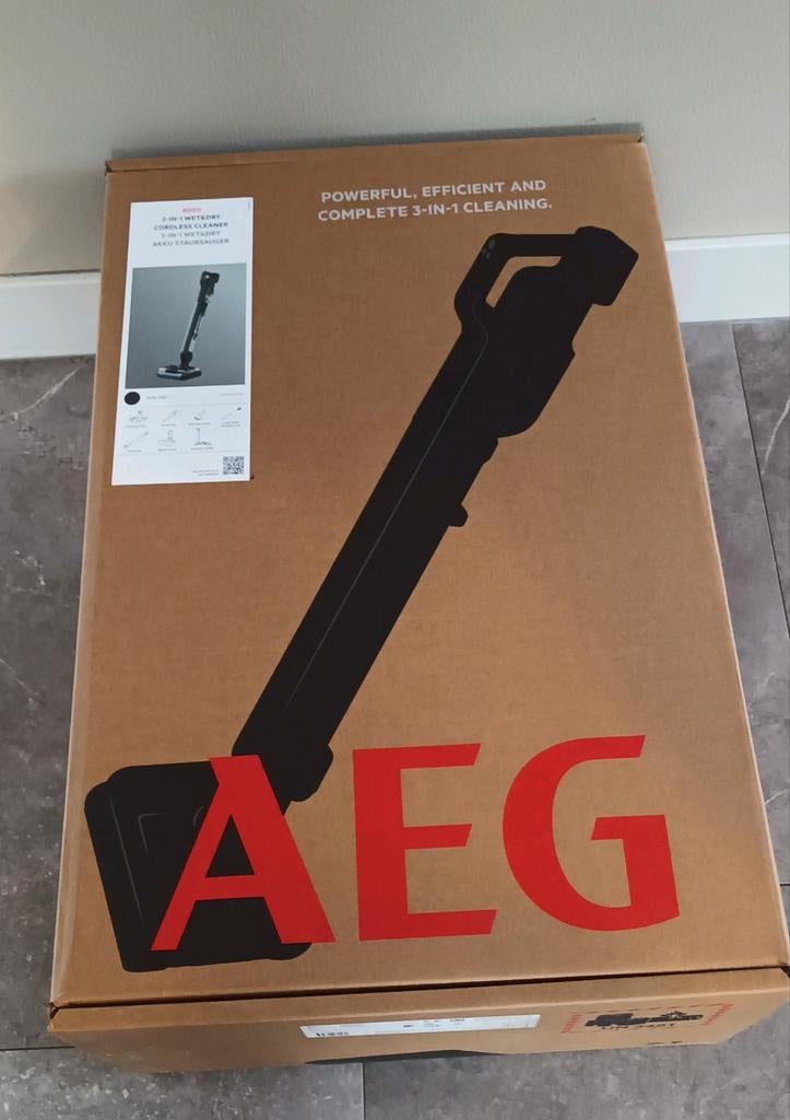 Nieuw, AEG 3-in-1 apparaat, stofzuiger met dweilfunctie., Witgoed en Apparatuur, Stofzuigers, Ophalen, Nieuw