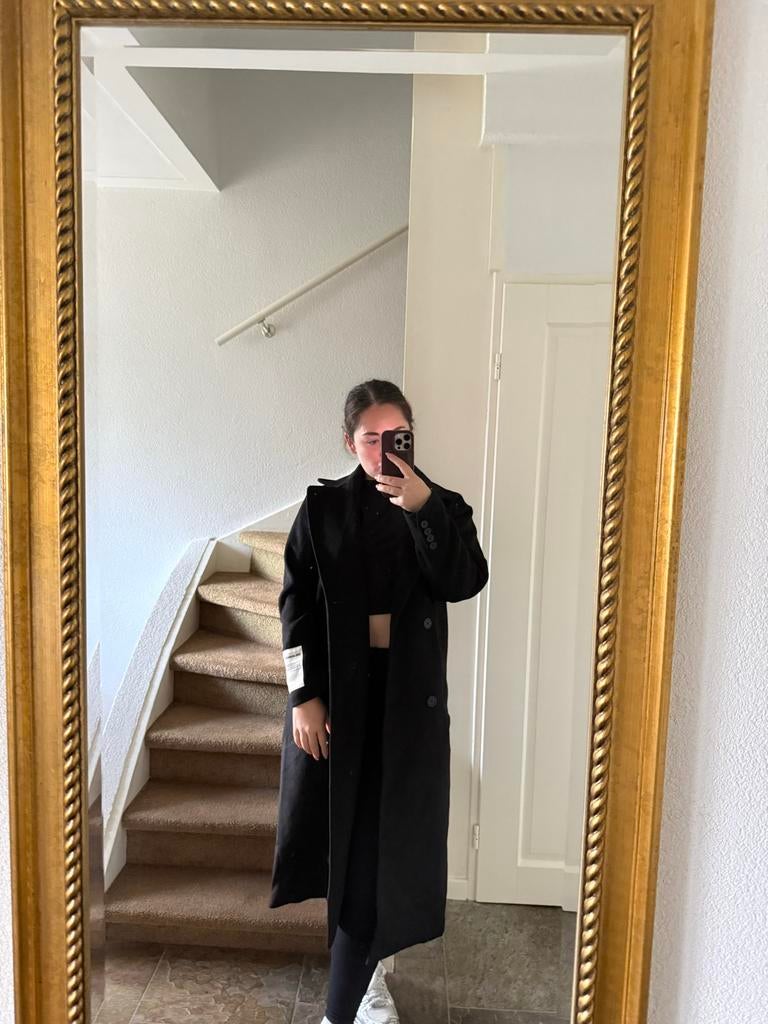 Colourful Rebel stoffen jas, Ophalen of Verzenden, Zo goed als nieuw, Maat 38/40 (M), Zwart