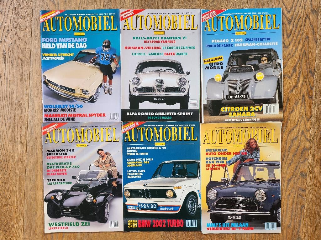 13x Automobiel Klassiek, Ophalen of Verzenden, Zo goed als nieuw, Sport en Vrije tijd