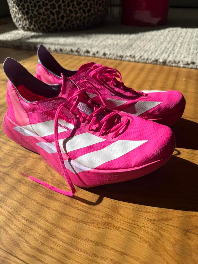 Adizero Adios Pro 4 maat 44,2/3 (Carbon), Sport en Fitness, Ophalen of Verzenden, Zo goed als nieuw, Hardloopschoenen, Overige merken