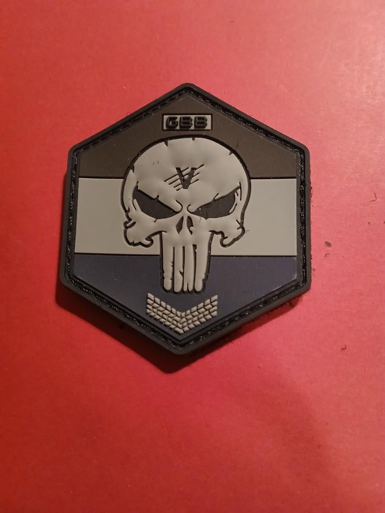 Badge van de GBB met velcro, Ophalen of Verzenden, Marechaussee, Nederland, Embleem of Badge