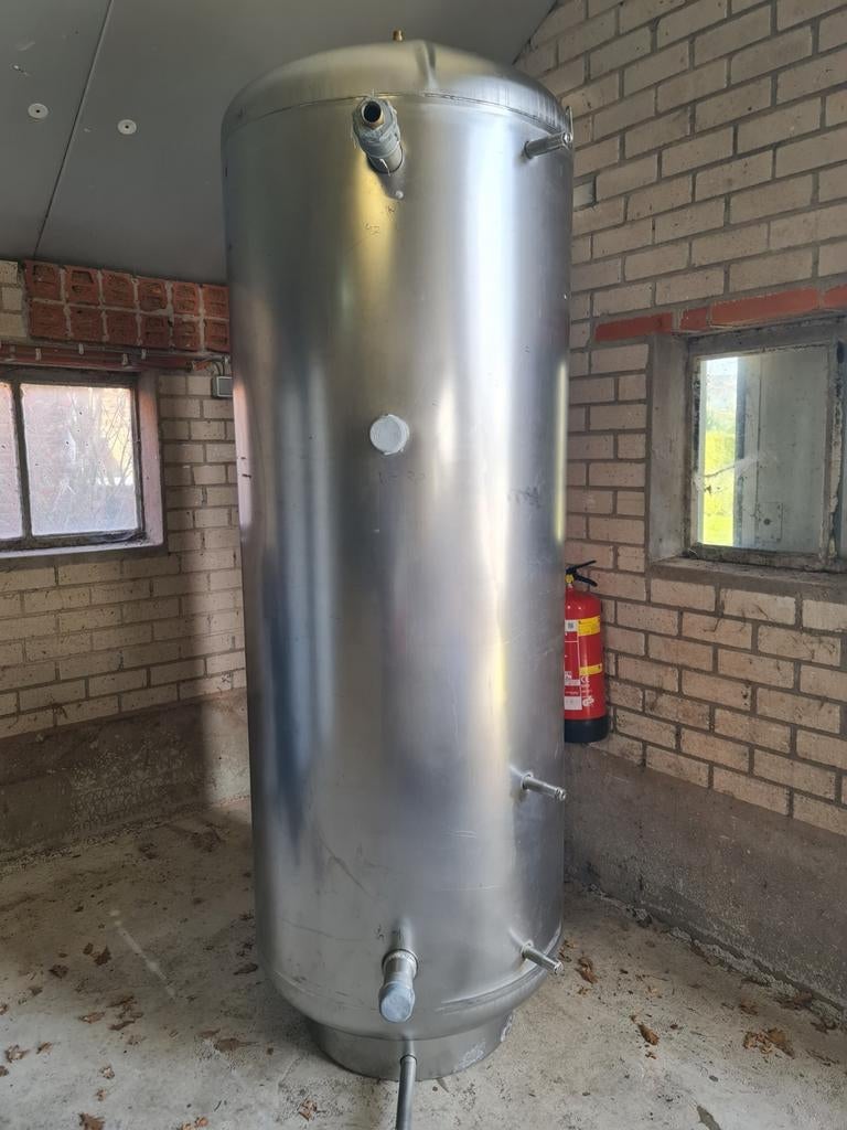 Itho Daalderop MVB-1000 RVS Buffervat (1000L), Ophalen, Gebruikt, Boiler, 6 t/m 10 jaar oud