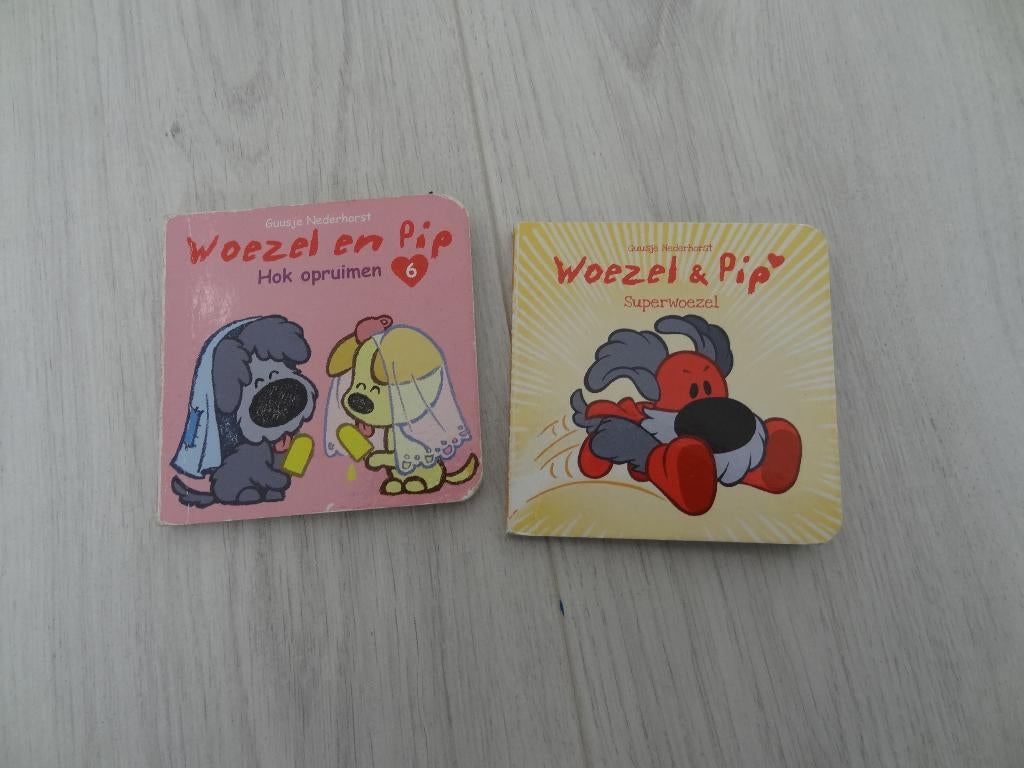 2x Woezel & Pip - Guusje Nederhorst, Fictie algemeen, Ophalen of Verzenden, Zo goed als nieuw, Voorleesboek
