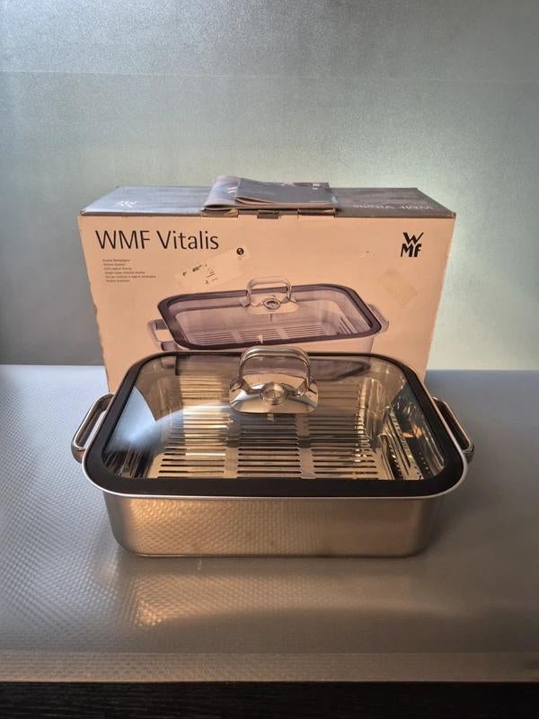 WMF Vitalis Aroma Stoompan Zilver (Heel goed), Huis en Inrichting, Keuken | Potten en Pannen, -, WMF, -, Ophalen of Verzenden