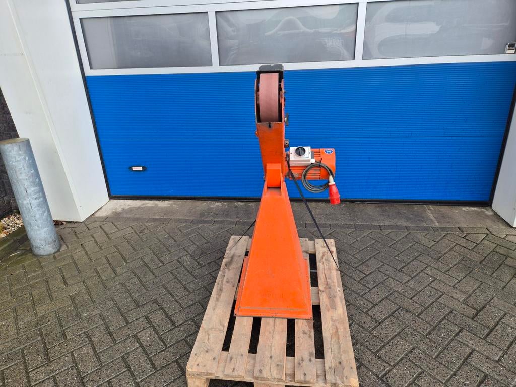 HM MACHINERY TAS-75 Bandschuurmachine 380V, HM Machinery, Gebruikt, Denemarken, Bandschuurmachine