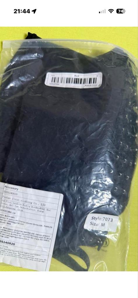 Zwart druk broekje maat M, Ophalen of Verzenden, Nieuw