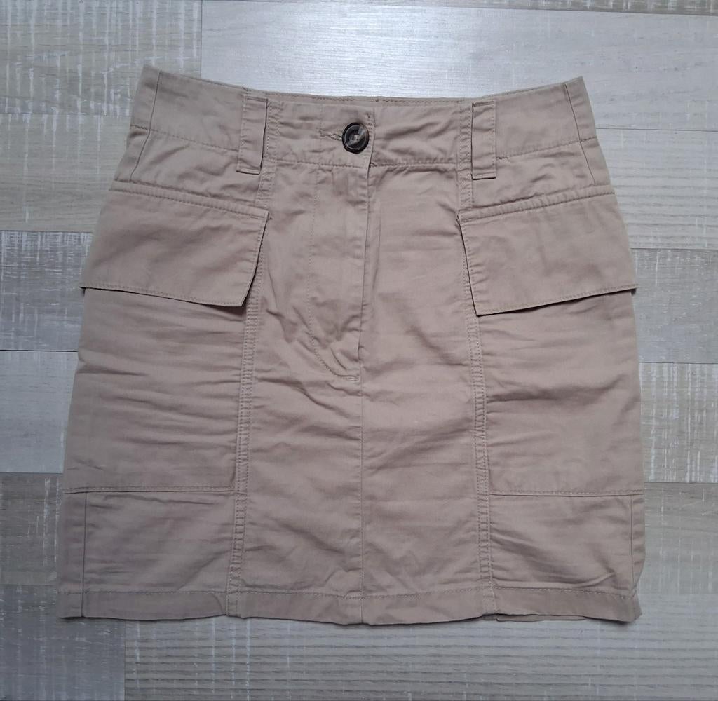 Leuke rok in maat XS, Kleding | Dames, Rokken, Beige, Ophalen of Verzenden, Zo goed als nieuw, Maat 34 (XS) of kleiner